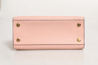 Louis Vuitton Pink and Black Leather City Steamer Leather Women's Handbag (Pre-Loved)
