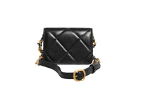 Chanel Chanel 19 Flap Coin Purse Quilted Leather Black Women's Crossbody (Pre-Loved)