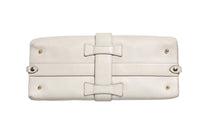 Gucci White Leather Stirrup Top Handle Women's Bag (Authentic Pre-Loved)