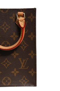 Louis Vuitton Monogram Canvas Petit Sac Plat Women's Bag (Authentic Pre-Loved)