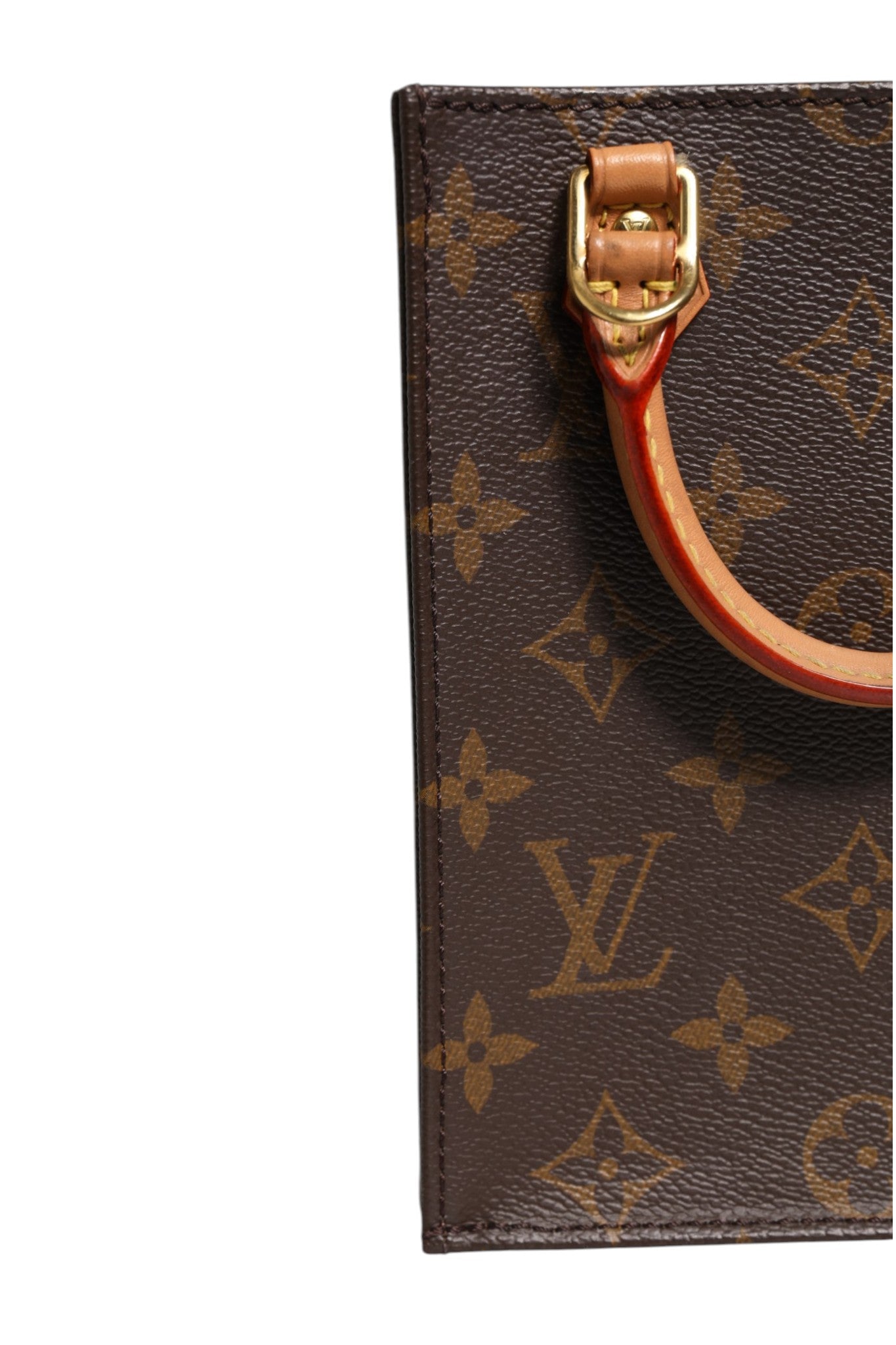Louis Vuitton Monogram Canvas Petit Sac Plat Women's Bag (Authentic Pre-Loved)