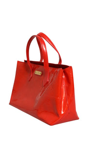 Louis Vuitton Red Monogram Vernis Wilshire Women's PM (Authentic Pre-Loved)
