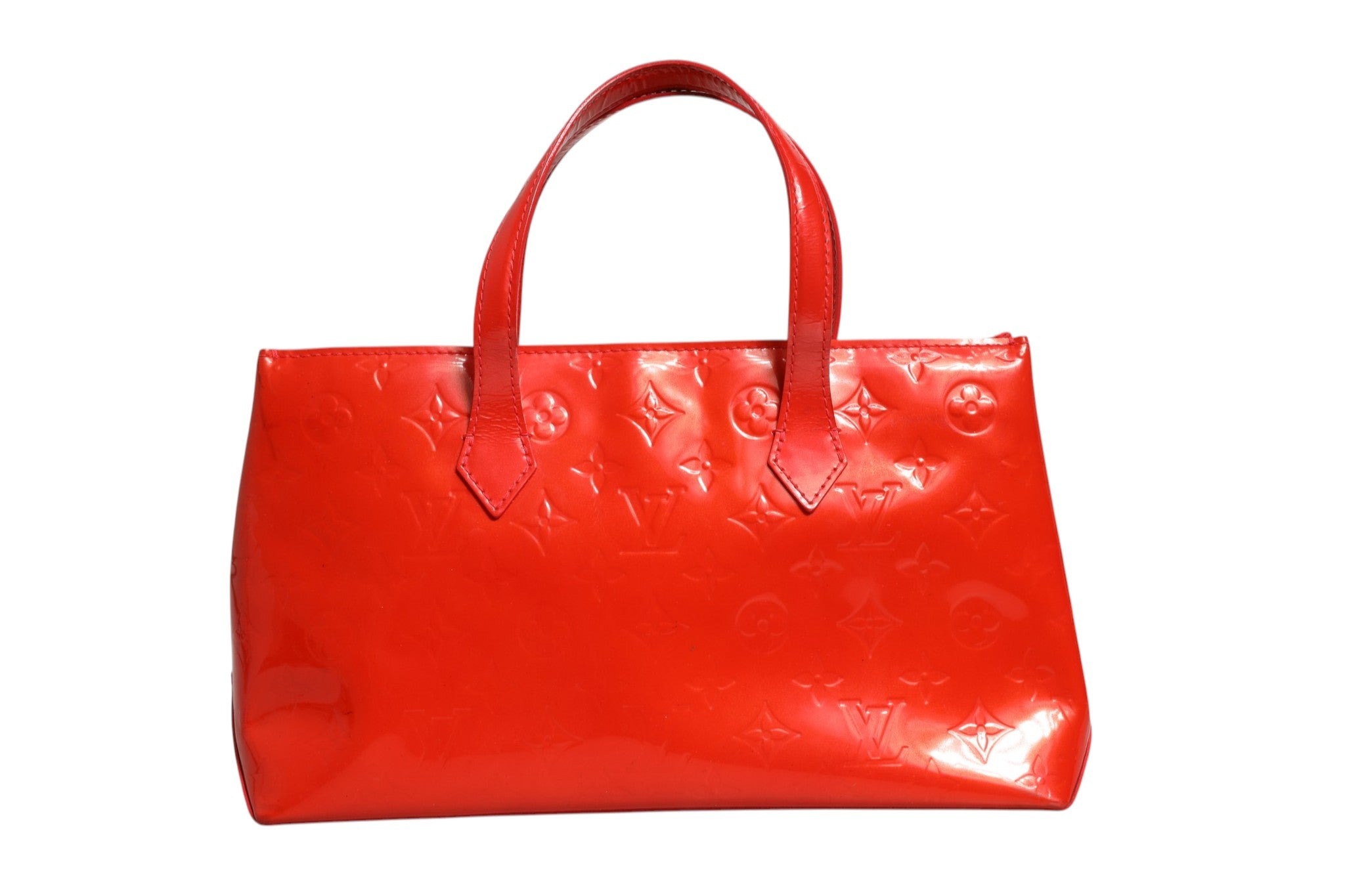 Louis Vuitton Red Monogram Vernis Wilshire Women's PM (Authentic Pre-Loved)