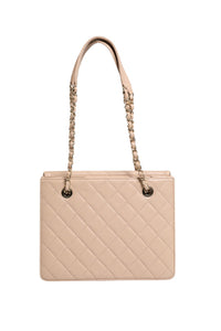 Chanel Quilted Leather Beauty Lock Flap Women's Bag (Pre-Loved)