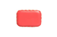 Chanel Raffia Jute Striped Mini Vanity Women's Case (Pre-Loved)