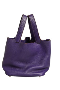 Hermès Picotin Lock PM Clemence Leather Women's Bag (Pre-Loved)