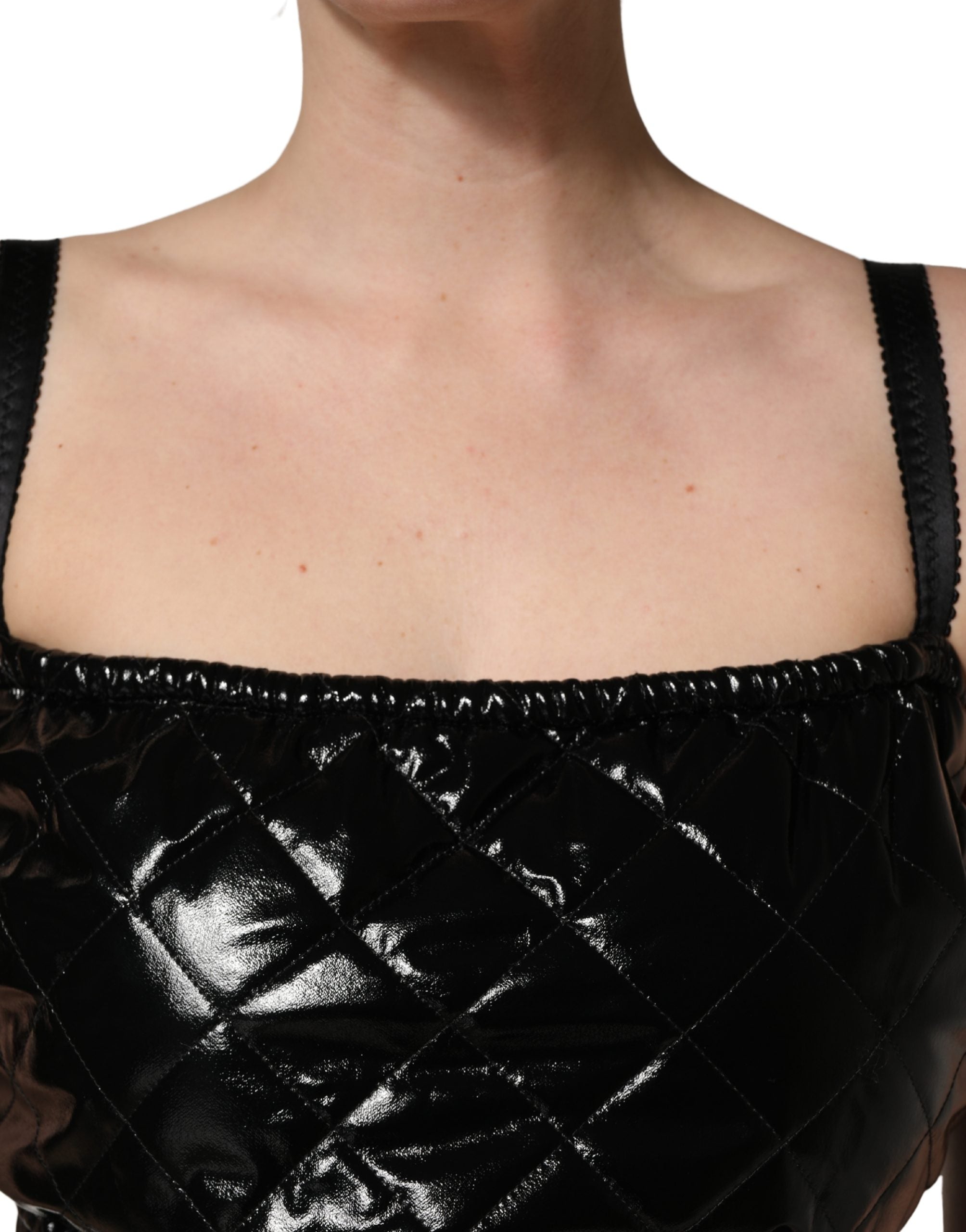 Dolce & Gabbana Dolce & Gabbana Black Sleeveless Romper Jumpsuit Women's Dress