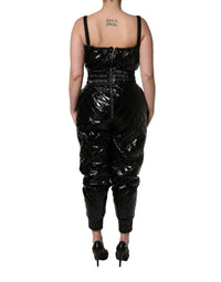 Dolce & Gabbana Dolce & Gabbana Black Sleeveless Romper Jumpsuit Women's Dress