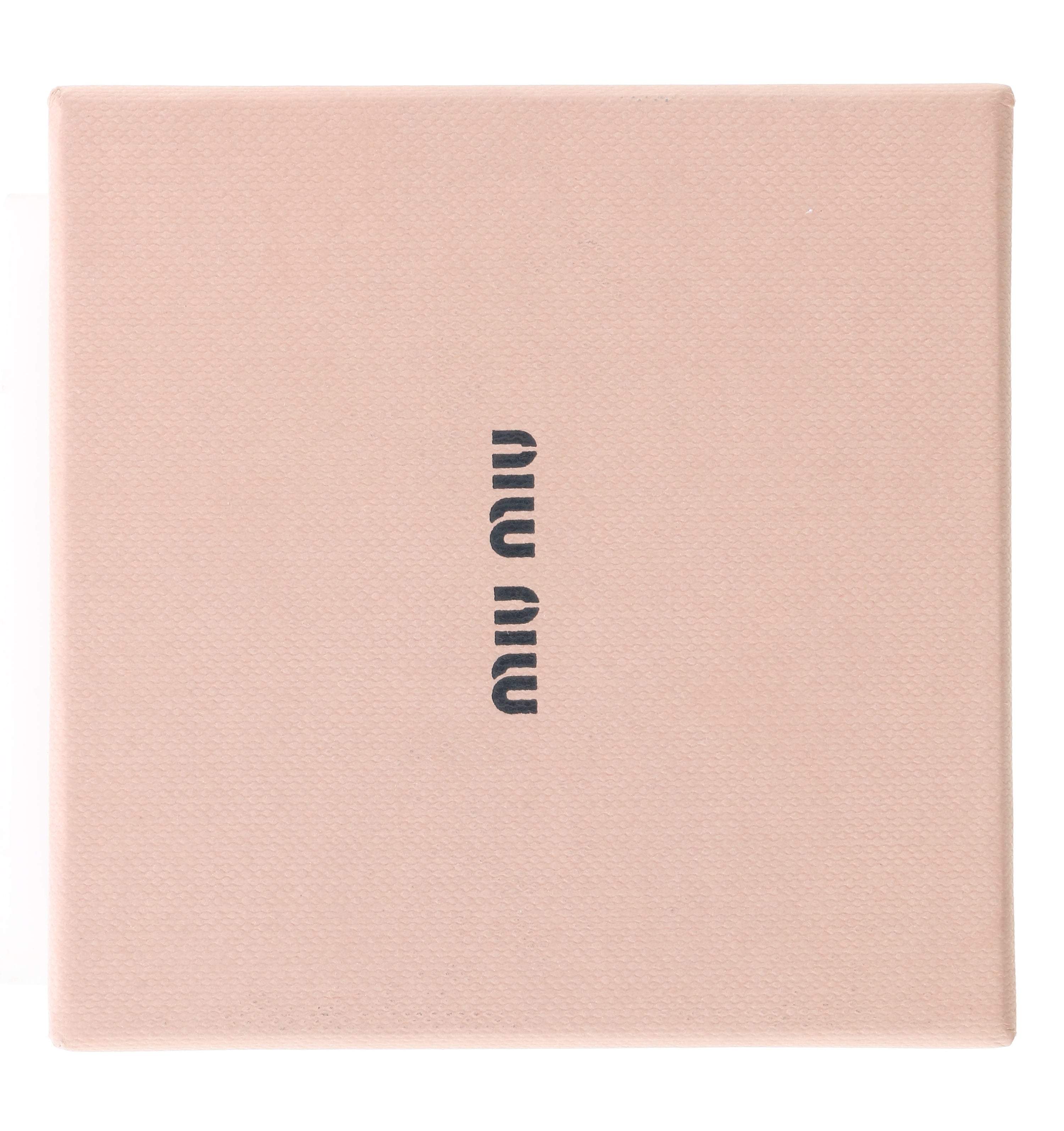 Miu Miu Brown Leather Wave Brooch Pin-One Size