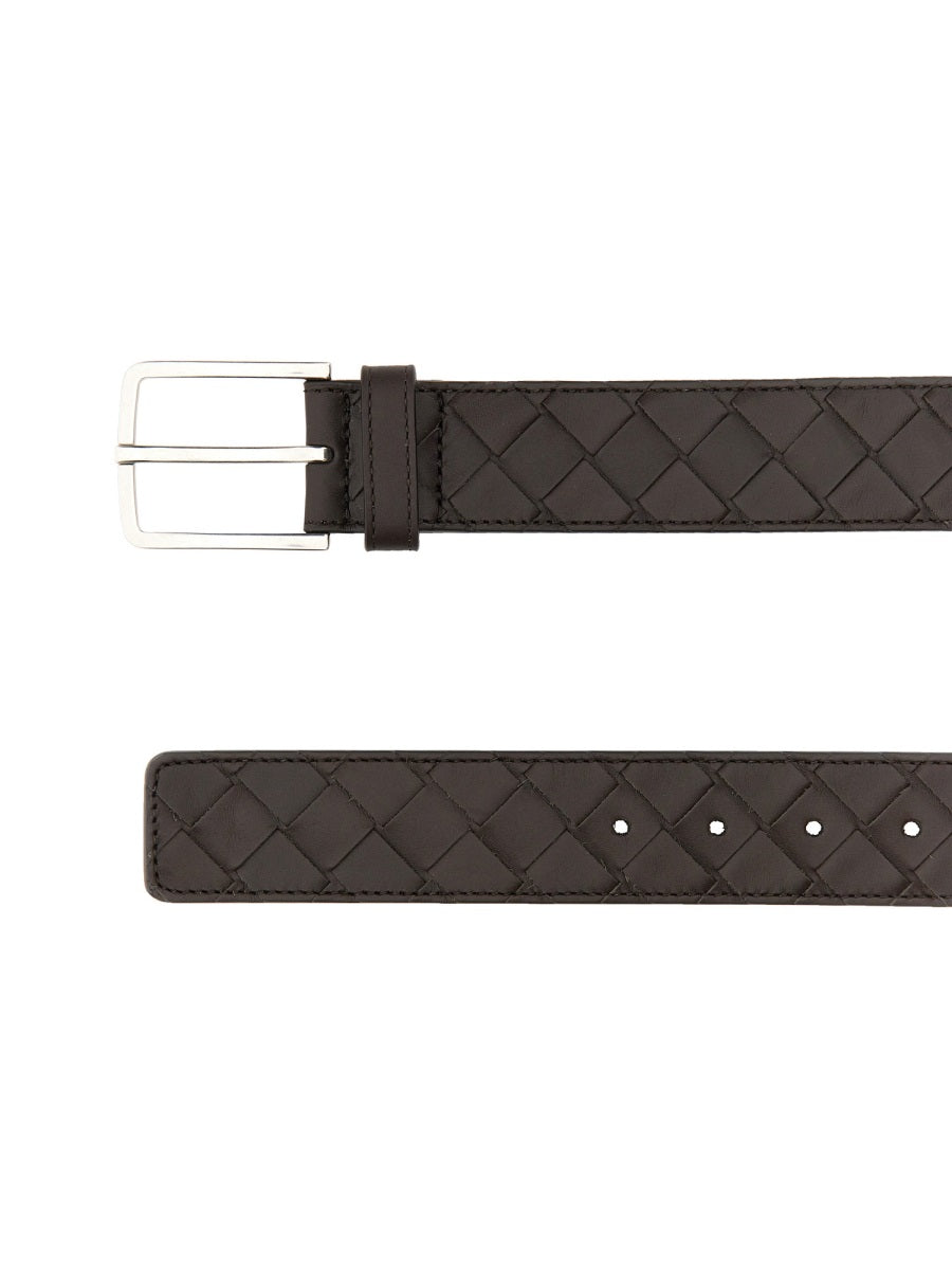 Bottega Veneta Men Cintura In Pelle