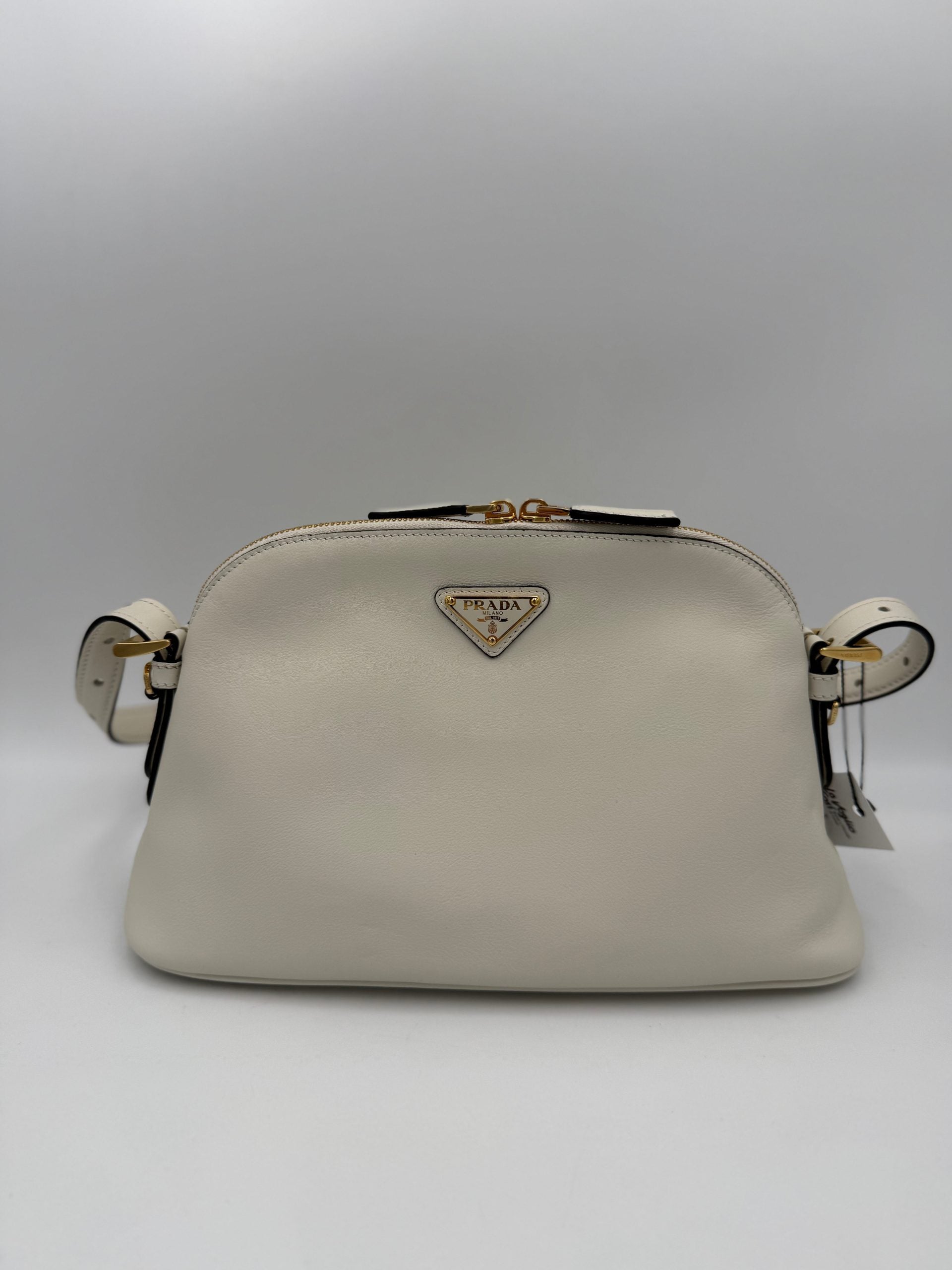 Prada PRADA Bauletto BOWLING in Leather Women's Handbag (Authentic Pre-Loved)