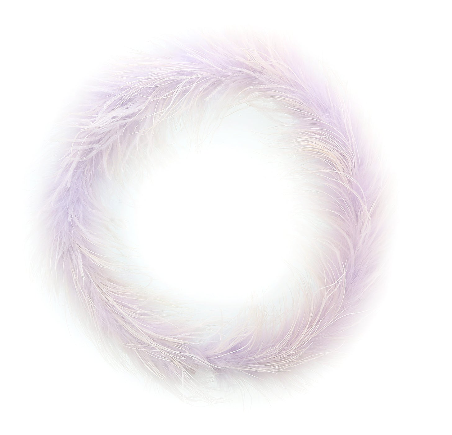 Miu Miu Platinum Faux Feather Collar Necklace-One Size
