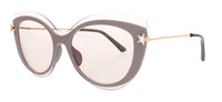 JIMMY CHOO Beige Cateye CLEAGS 0FWM K1 Sunglasses