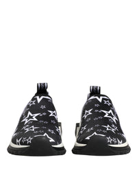 Dolce & Gabbana Black Stars Logo SORRENTO Sneakers Women's Shoes