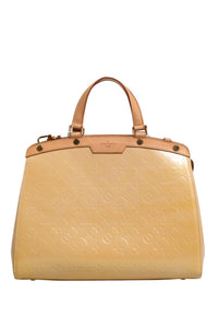 Louis Vuitton Monogram Vernis Brea MM Beige Women's Poudre (Authentic Pre-Loved)