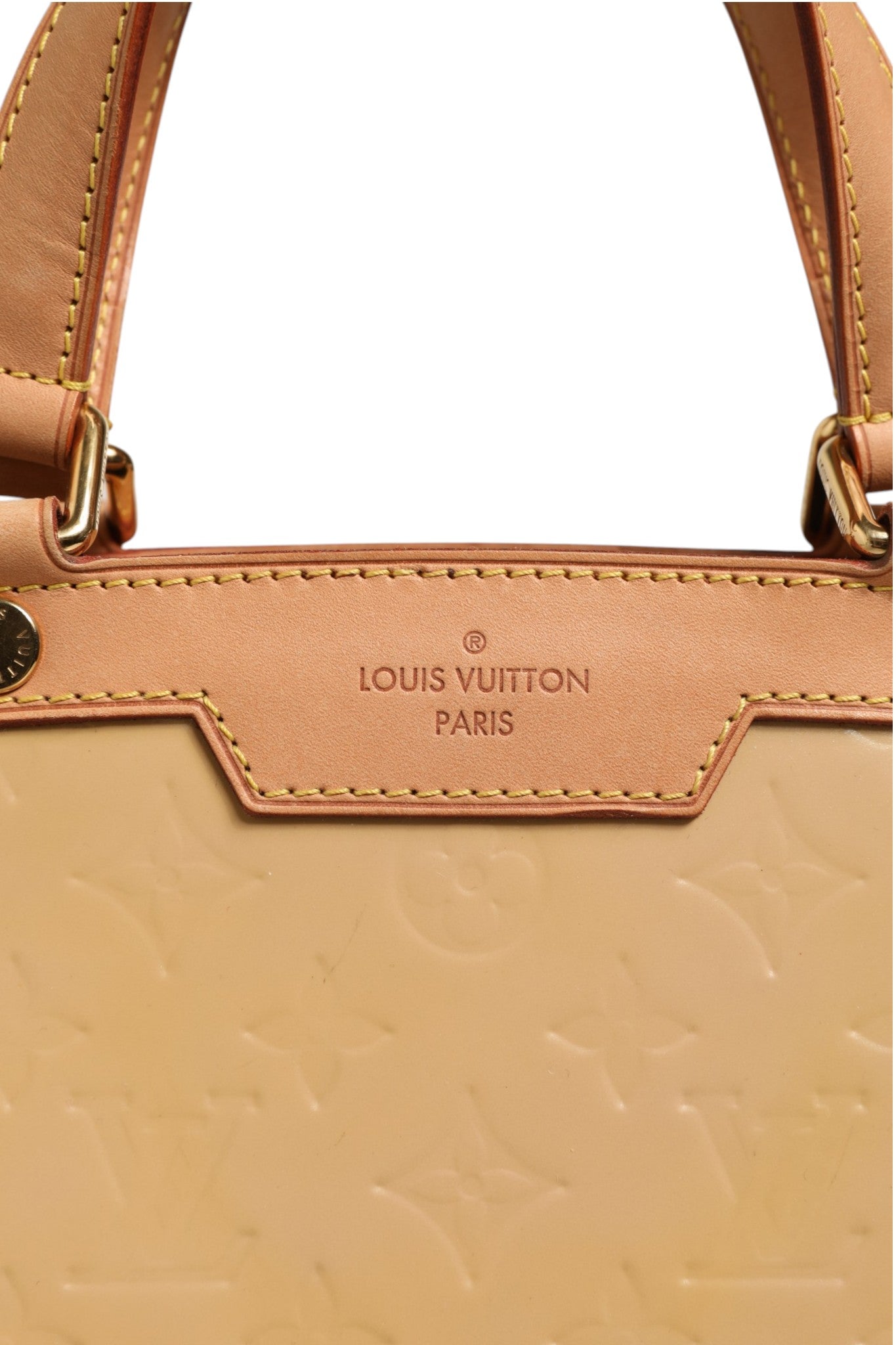 Louis Vuitton Monogram Vernis Brea MM Beige Women's Poudre (Authentic Pre-Loved)