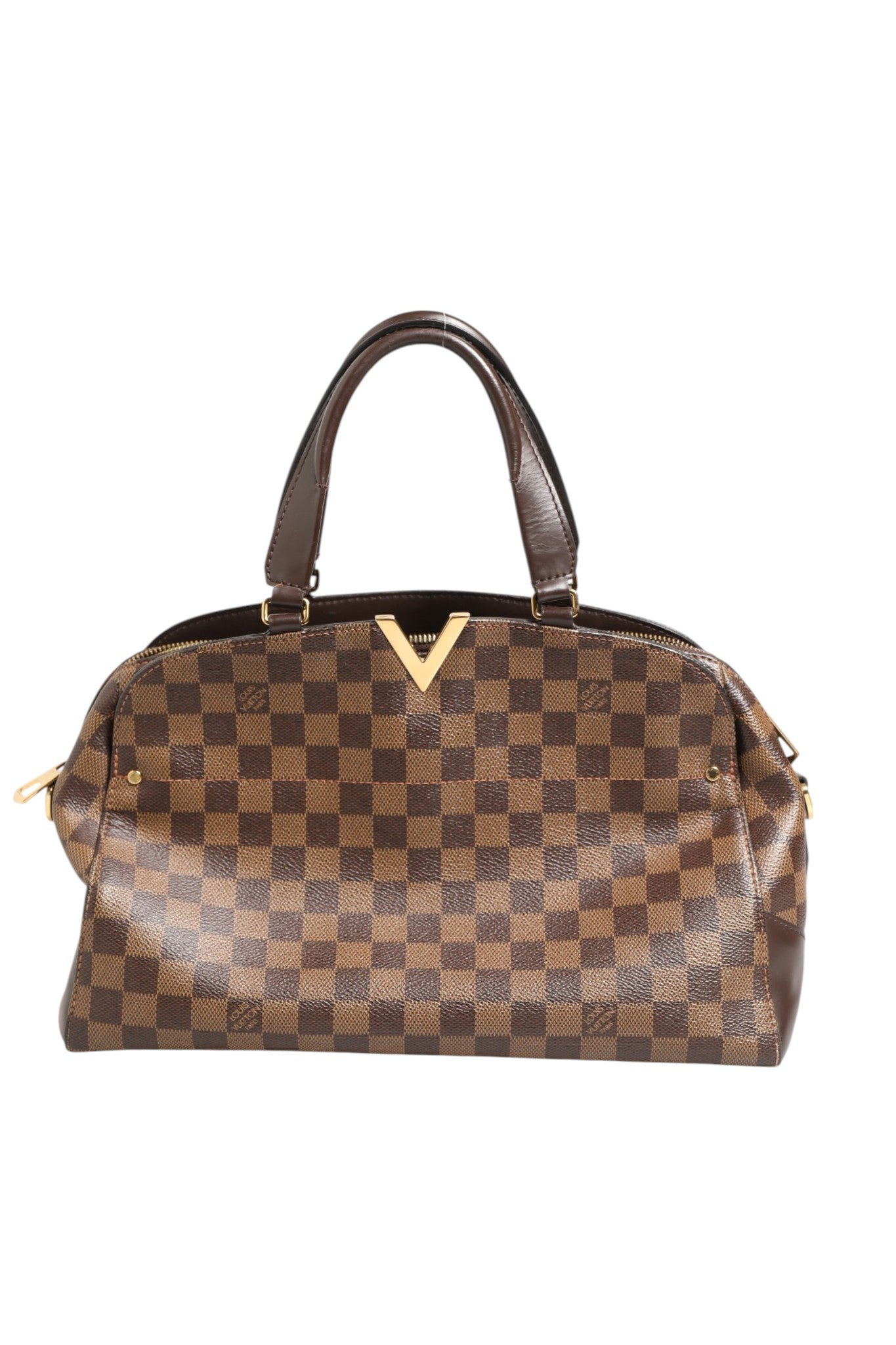 Louis Vuitton Damier Ebene Kensington Bowling Women's Bag (Pre-Loved)