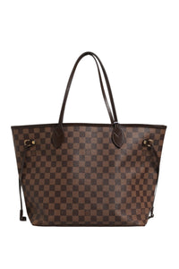 Louis Vuitton Neverfull MM Damier Ebene Women's Tote (Pre-Loved)
