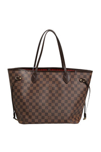 Louis Vuitton Neverfull MM Damier Ebene Women's Tote (Pre-Loved)