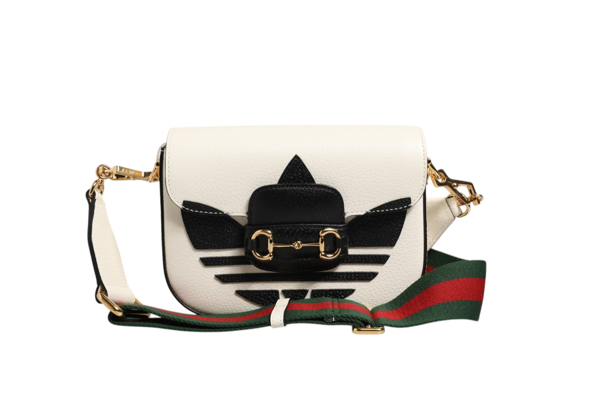 Gucci Gucci x Adidas 1955 Horsebit Shoulder Women's Bag (Authentic Pre-Loved)