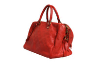 Louis Vuitton Red Monogram Empreinte Speedy Bandouliere Women's 30 (Authentic Pre-Loved)
