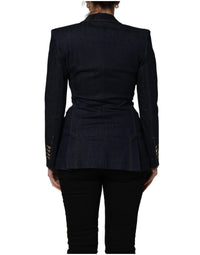 Dolce & Gabbana Dolce & Gabbana Blue Single-Breasted Denim Blazer Women's Jacket