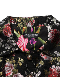Dolce & Gabbana Multicolor Floral Brocade Blazer Women's Jacket