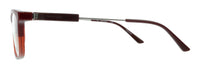 Calvin Klein Oxblood/Crystal Red Gradient Rectangle CK19707 615 Eyeglasses