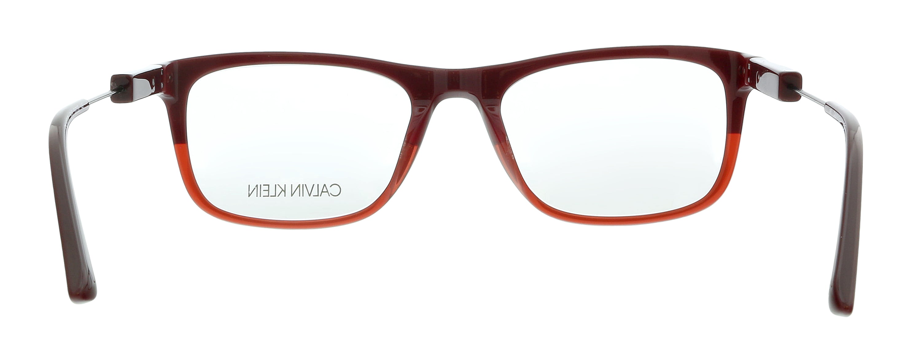 Calvin Klein Oxblood/Crystal Red Gradient Rectangle CK19707 615 Eyeglasses