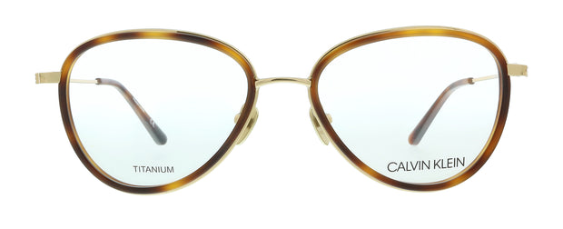 Calvin Klein CK20106 240 Soft Tortoise Aviator Eyeglasses