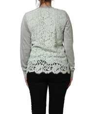 Dolce & Gabbana Dolce & Gabbana Green ButtonDown LongSleeve Cardigan Women's Sweater