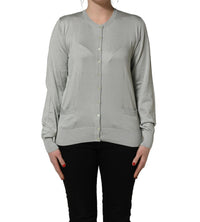 Dolce & Gabbana Dolce & Gabbana Green ButtonDown LongSleeve Cardigan Women's Sweater