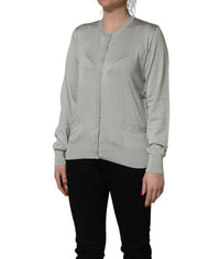 Dolce & Gabbana Dolce & Gabbana Green ButtonDown LongSleeve Cardigan Women's Sweater