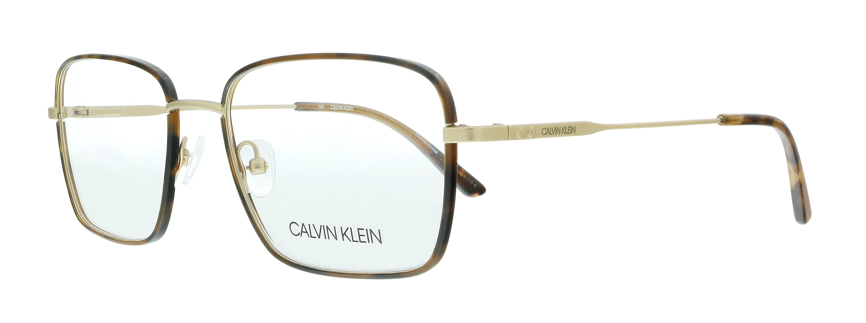 Calvin Klein Khaki Tortoise Rectangle CK20114 244 Eyeglasses