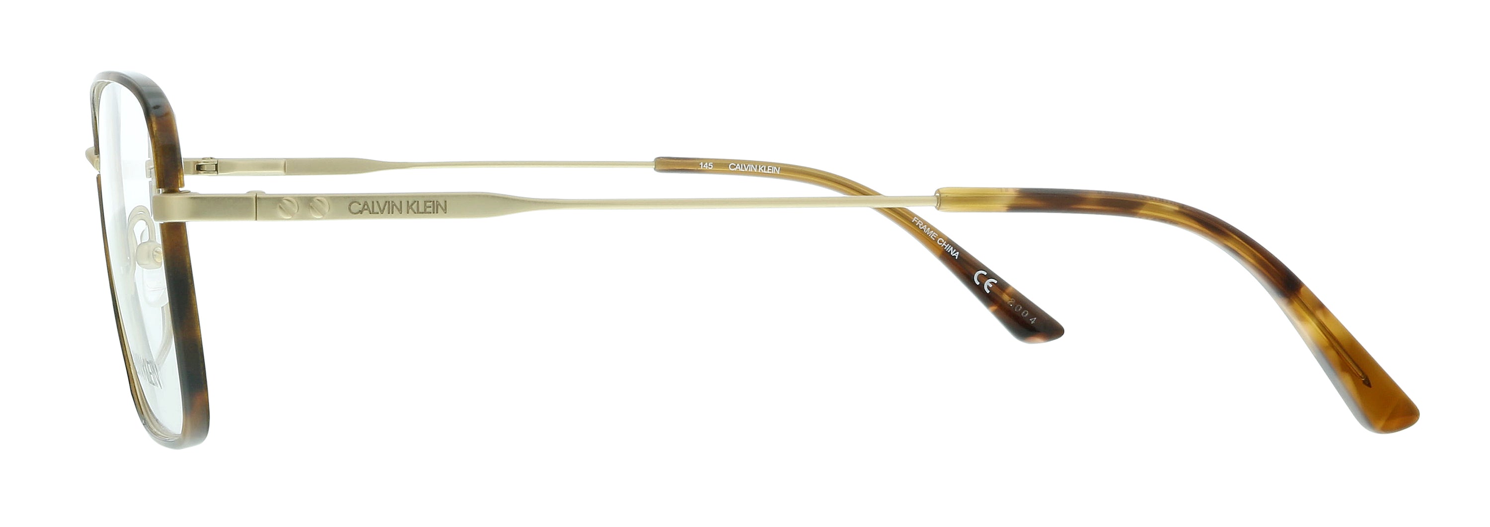 Calvin Klein Khaki Tortoise Rectangle CK20114 244 Eyeglasses