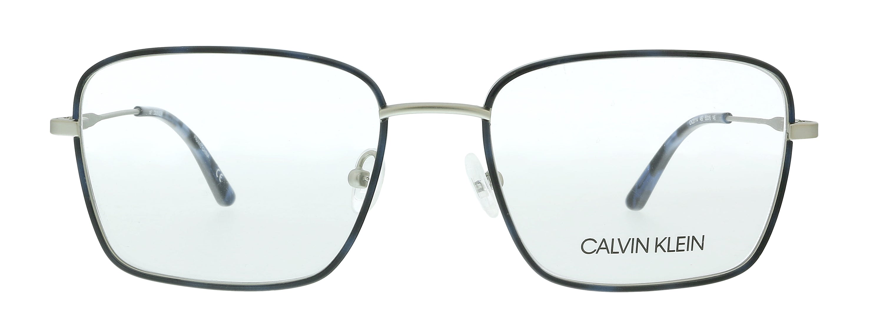 Calvin Klein Navy Tortoise Rectangle CK20114 456 Eyeglasses