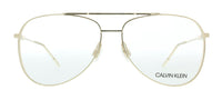 Calvin Klein CK21100 717 Shiny Gold Aviator Eyeglasses