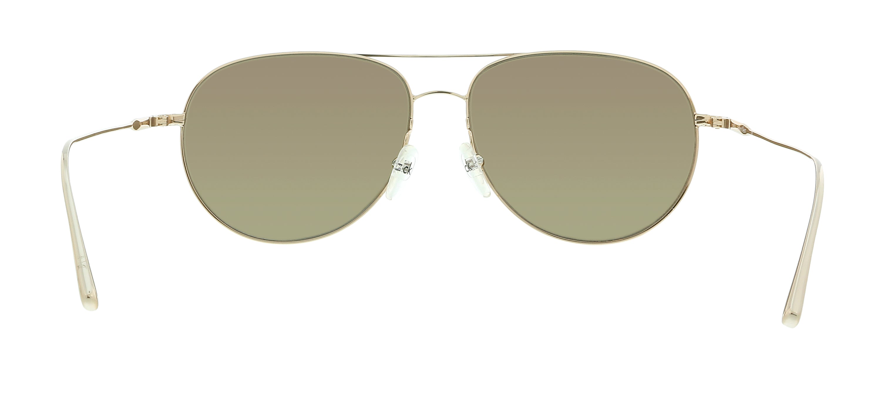 Calvin Klein Rose Gold Aviator CK2155S 717 Sunglasses
