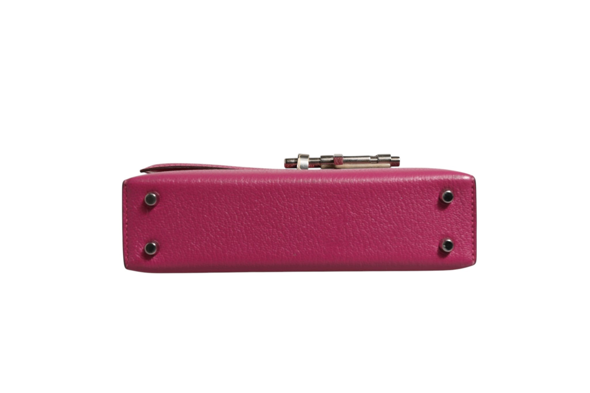 Hermès Mini Verrou Chaine Bag Chevre Mysore Women's Magnolia (Pre-Loved)