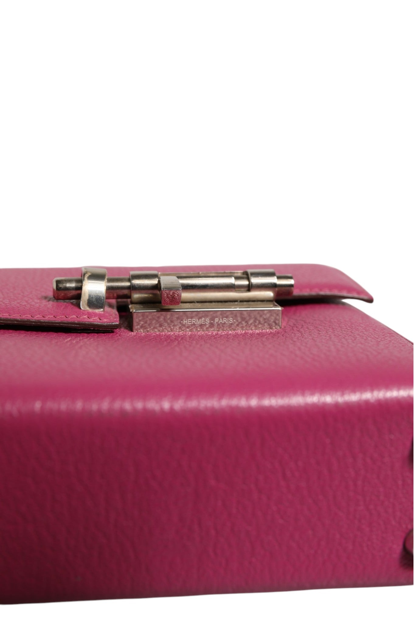 Hermès Mini Verrou Chaine Bag Chevre Mysore Women's Magnolia (Pre-Loved)