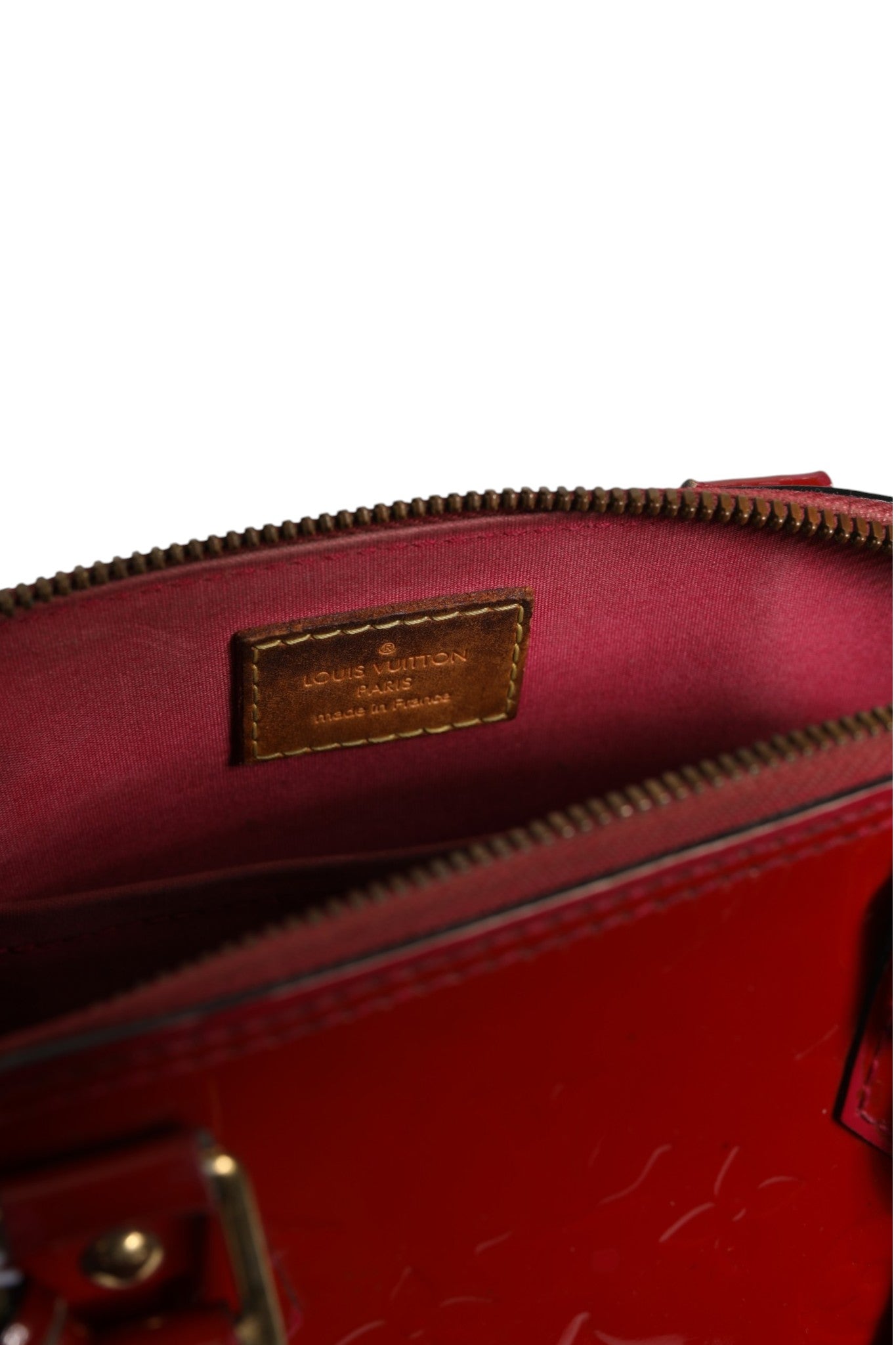 Louis Vuitton Pomme D'Amour Monogram Vernis Alma Women's BB (Pre-Loved)