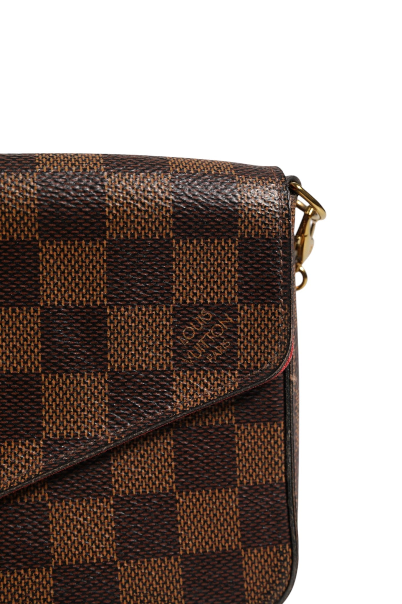 Louis Vuitton Damier Ebene Pochette Felice Chain Women's Wallet (Authentic Pre-Loved)