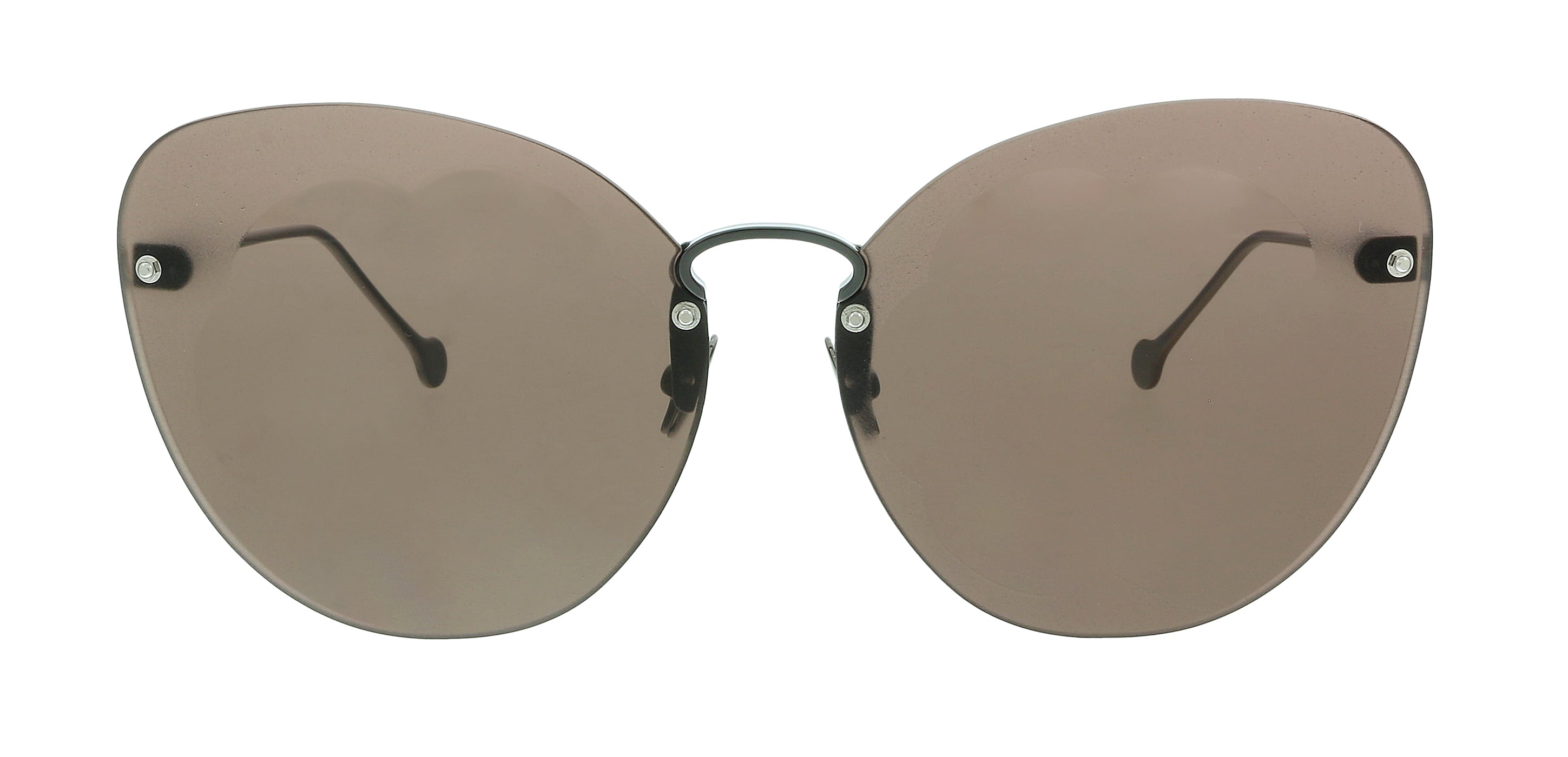 Salvatore Ferragamo Shiny Gunmetal/Maple Butterfly SF178S FIORE