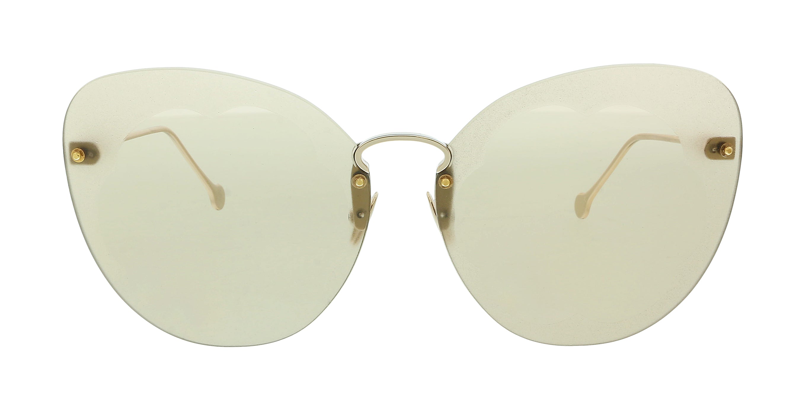 Salvatore Ferragamo Shiny Gold/Birch Butterfly SF178S FIORE 718