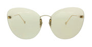 Salvatore Ferragamo Shiny Gold/Birch Butterfly SF178S FIORE 718 Sunglasses
