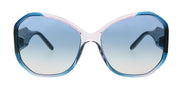 Salvatore Ferragamo Blue Antique Lilac Gradient Oversized SF942S 431 Sunglasses