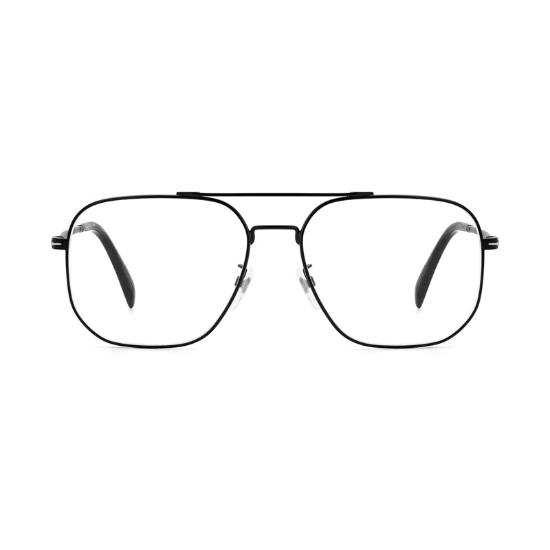 David Beckham David Beckham Eyeglasses Square Full Rim, Gold Frame and Clear Demo Lenses Lens DB10960J5G00