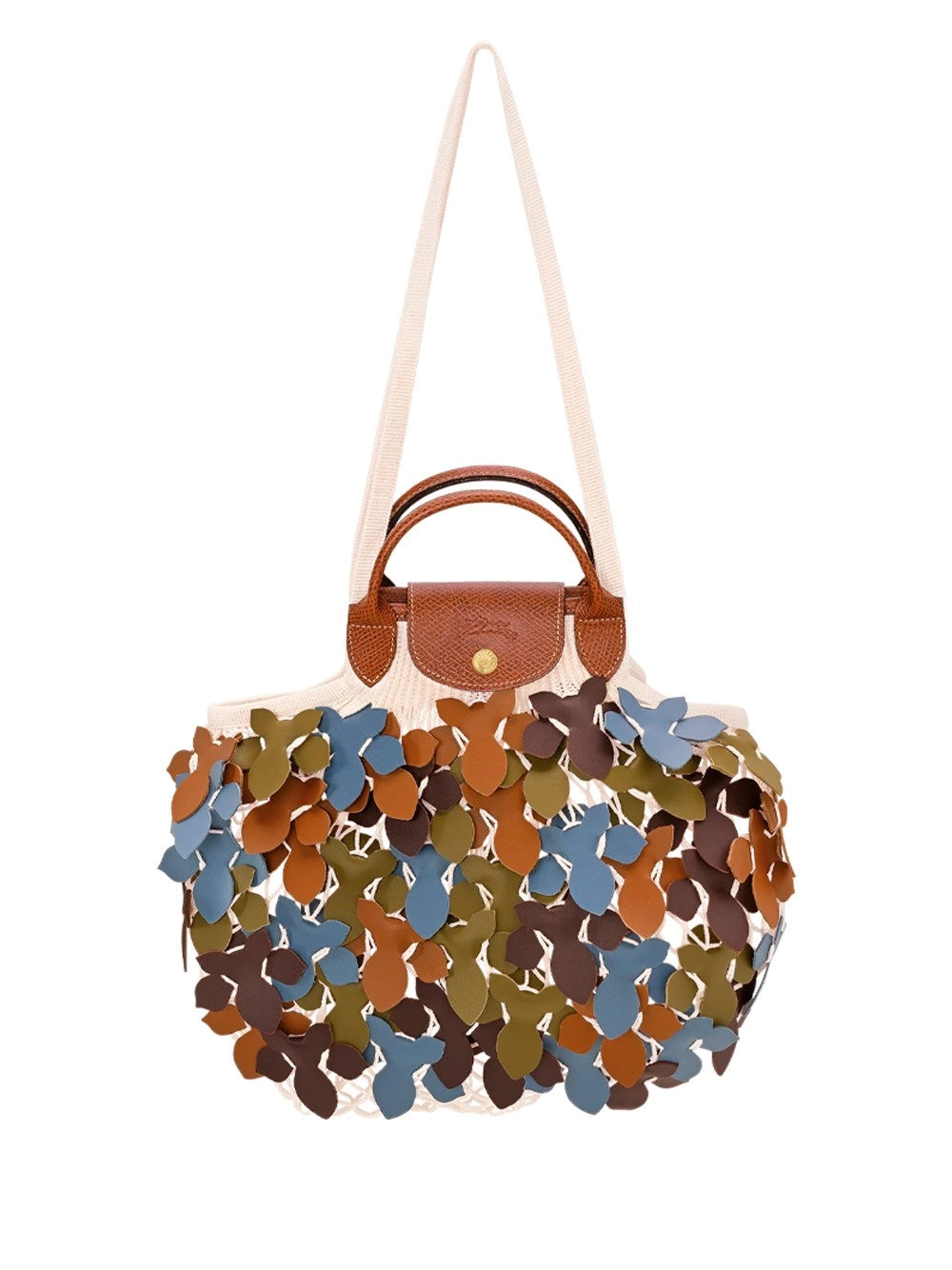 Longchamp Longchamp Women `Le Pliage Filet Camo` Large Mesh Bag
