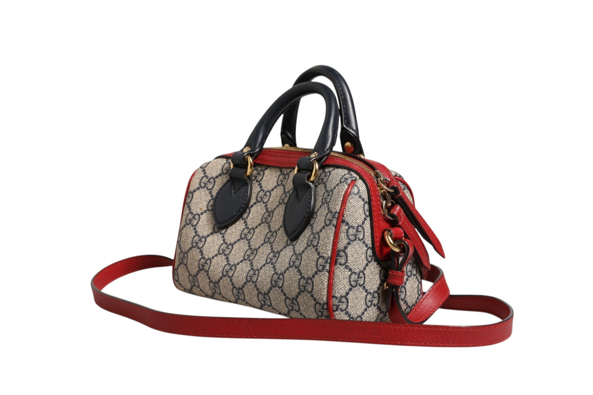 Gucci Gucci GG Supreme Mini Boston Women's Bag (Authentic Pre-Loved)