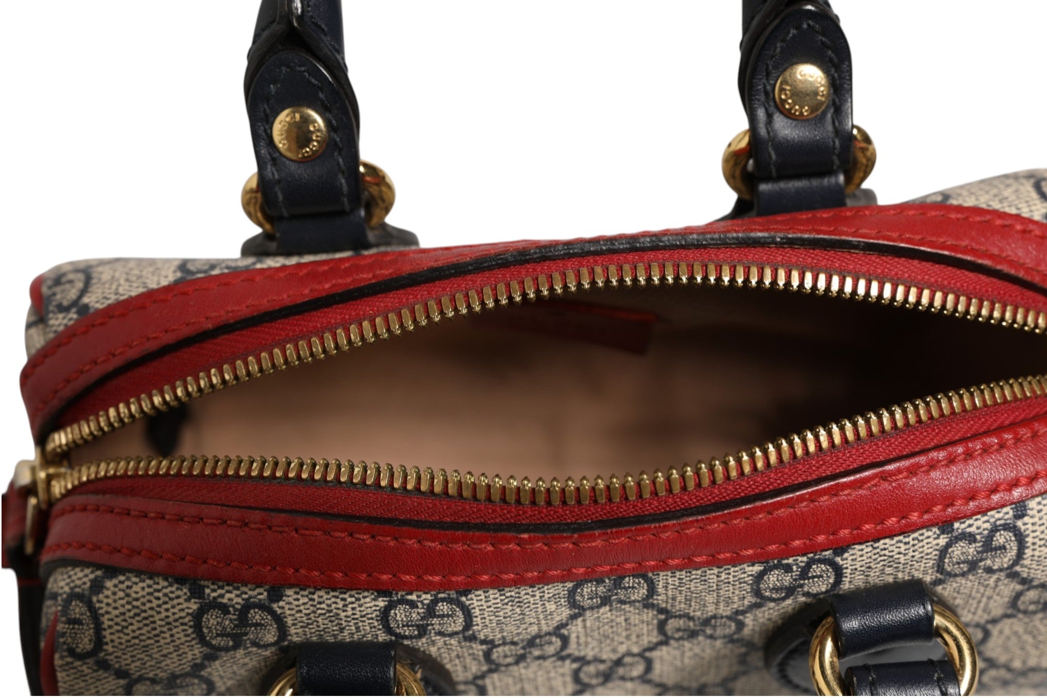 Gucci Gucci GG Supreme Mini Boston Women's Bag (Authentic Pre-Loved)